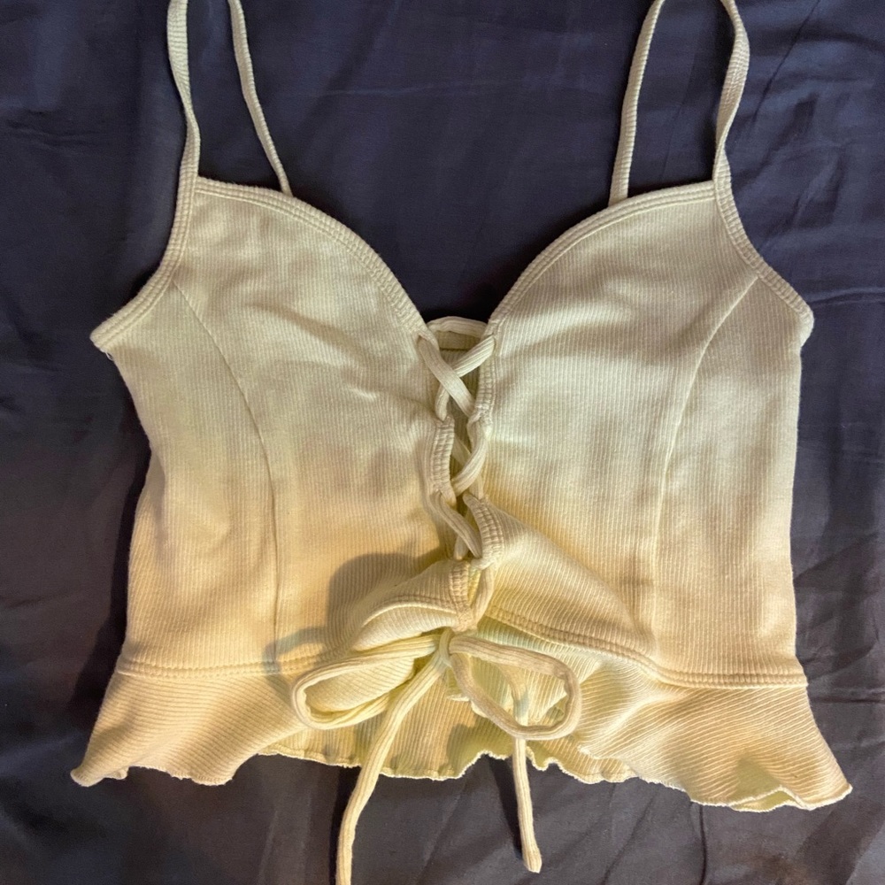 Pacsun lace up tank top
